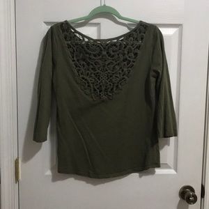 Olive green shirt